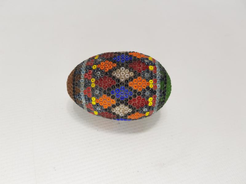 OSMANLI DÖNEMİ ETRAFI BONCUK İŞLEME PASKALYA YUMURTASI 