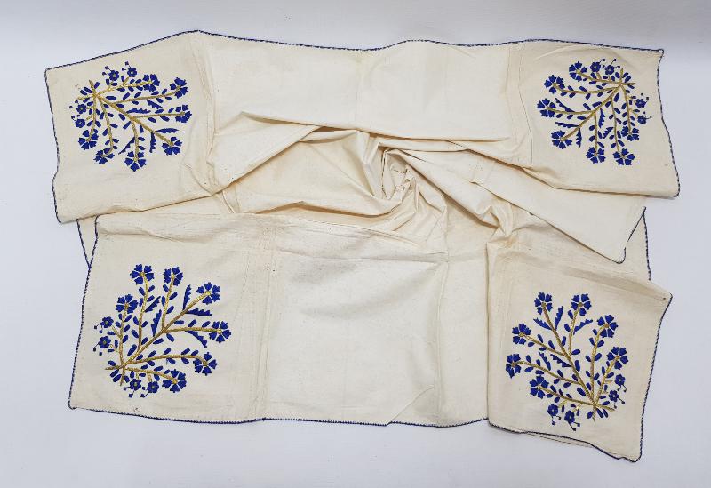 OSMANLI DÖNEMİ HESAP İPEK VE ALTIN SIRMA İŞÇİLİKLİ ÖRTÜ