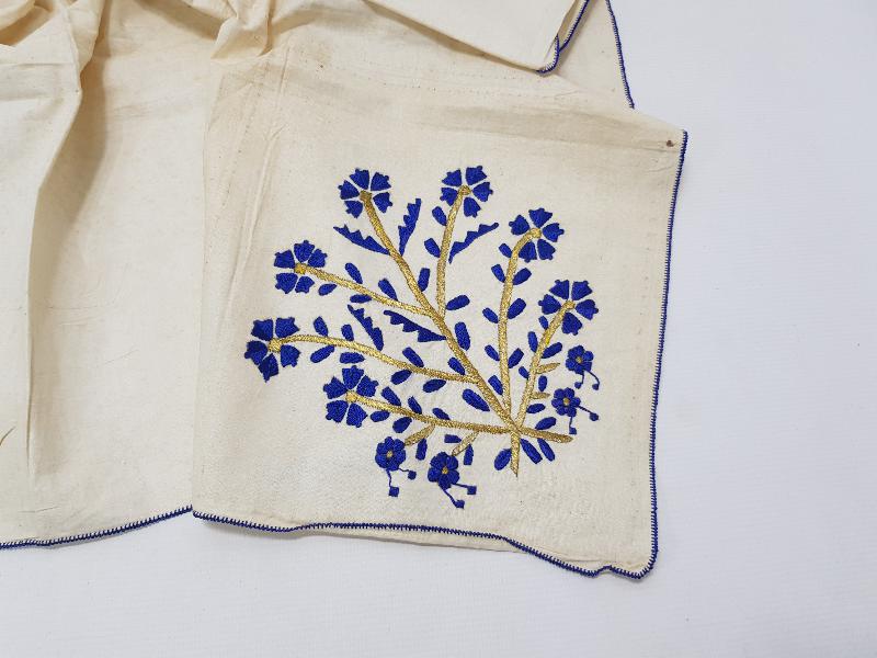 OSMANLI DÖNEMİ HESAP İPEK VE ALTIN SIRMA İŞÇİLİKLİ ÖRTÜ