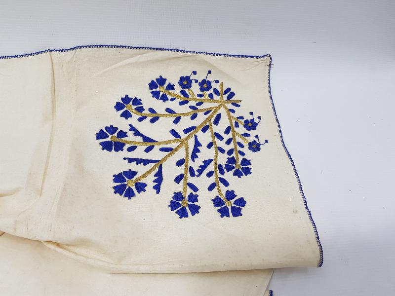 OSMANLI DÖNEMİ HESAP İPEK VE ALTIN SIRMA İŞÇİLİKLİ ÖRTÜ