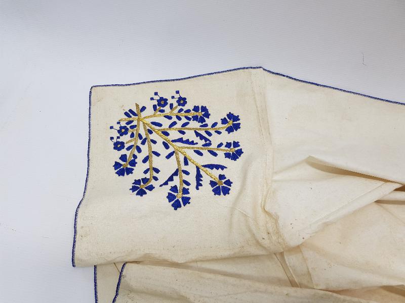 OSMANLI DÖNEMİ HESAP İPEK VE ALTIN SIRMA İŞÇİLİKLİ ÖRTÜ