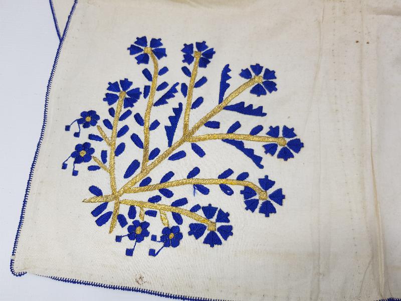 OSMANLI DÖNEMİ HESAP İPEK VE ALTIN SIRMA İŞÇİLİKLİ ÖRTÜ