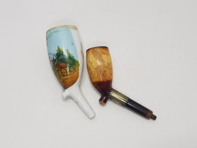 OSMANLI DÖNEMİ İKİ ADET PİPO 