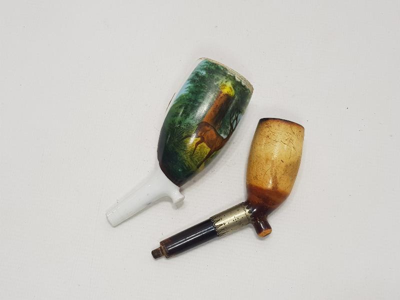 OSMANLI DÖNEMİ İKİ ADET PİPO 