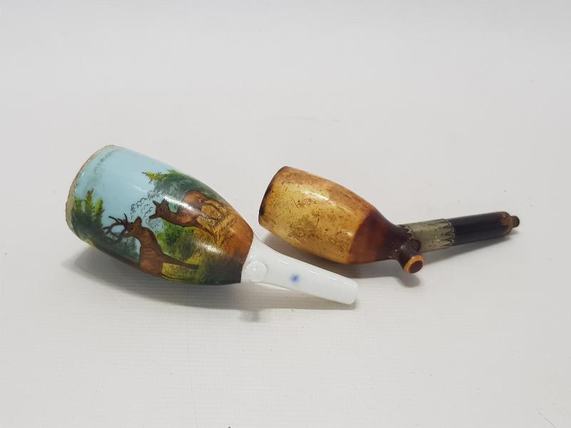 OSMANLI DÖNEMİ İKİ ADET PİPO 