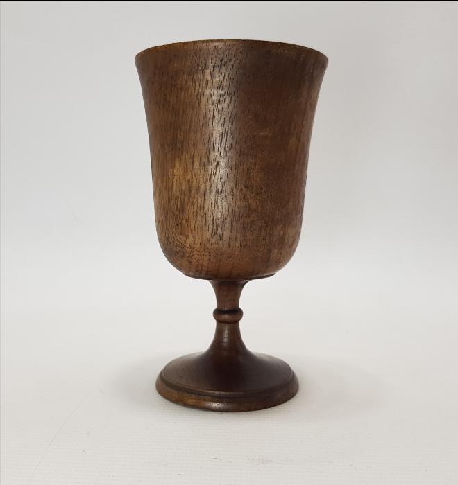 OSMANLI DÖNEMİ MARAŞ İŞİ AHŞAP KADEH 