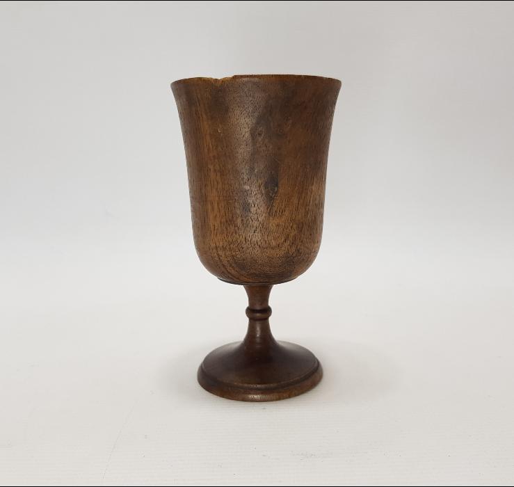 OSMANLI DÖNEMİ MARAŞ İŞİ AHŞAP KADEH 