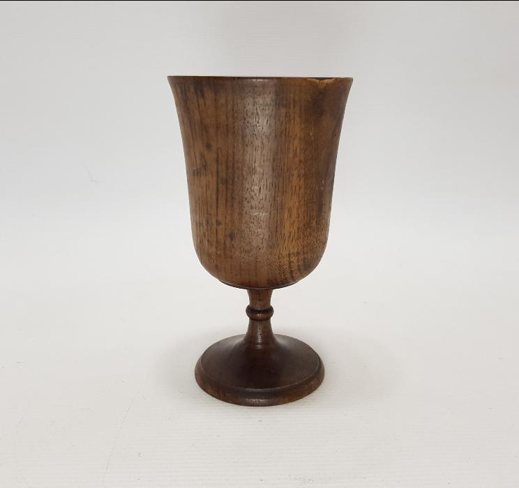 OSMANLI DÖNEMİ MARAŞ İŞİ AHŞAP KADEH 