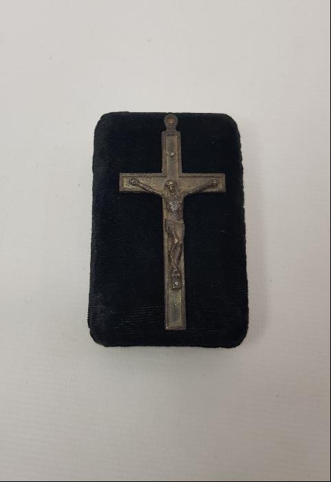 OSMANLI DÖNEMİ RUM İŞİ BRONZ İSTAVROZ 