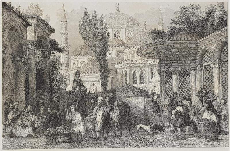 OSMANLI GRAVÜR: ŞEHZADE CAMİSİ