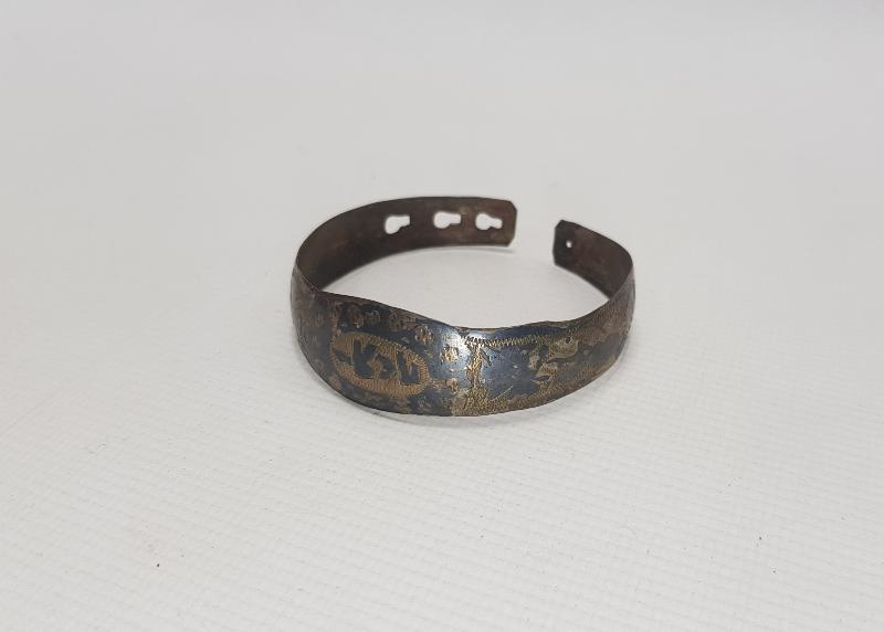 OSMANLICA YADİGAR YAZILI SAVATLI GÜMÜŞ BİLEZİK 