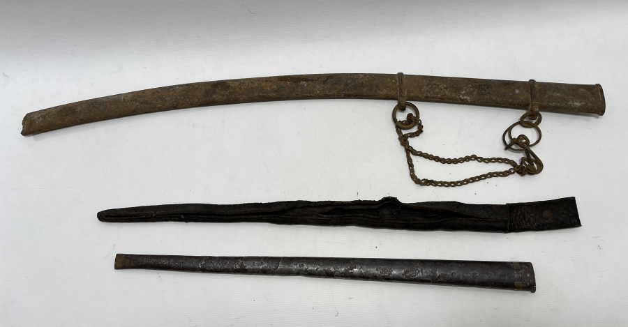 1. DÜNYA SAVAŞI DÖNEMİ OSMANLI ASKERİ KILIÇ VE SÜNGÜ KINI LOTU