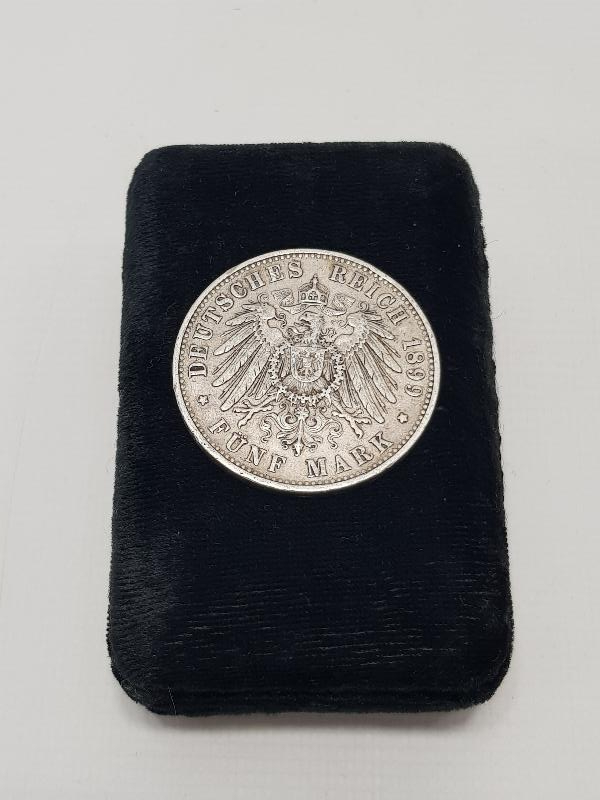 1899 ALMANYA GÜMÜŞ 5 MARK 