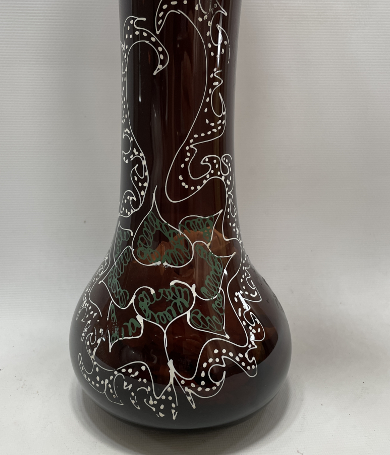 1900 LERDEN DEV BOY KOPARMA VE MİNE İŞÇİLİKLİ MURANO VAZO