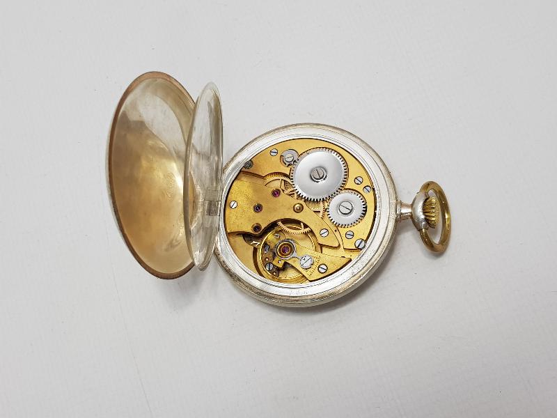 1900'LERDEN SIRIUS MARKA ÇİL KONDÜSYONDA GÜMÜŞ CEP SAATİ 