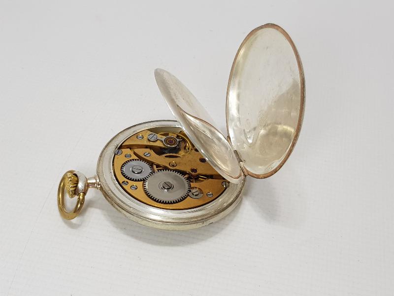 1900'LERDEN SIRIUS MARKA ÇİL KONDÜSYONDA GÜMÜŞ CEP SAATİ 