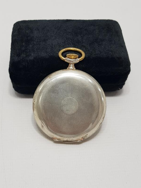 1900'LERDEN SIRIUS MARKA ÇİL KONDÜSYONDA GÜMÜŞ CEP SAATİ 