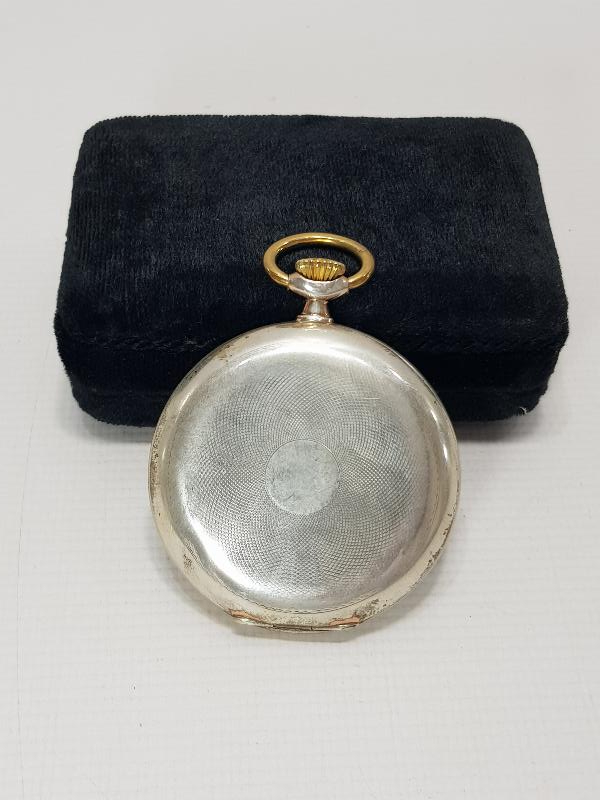 1900'LERDEN SIRIUS MARKA ÇİL KONDÜSYONDA GÜMÜŞ CEP SAATİ 