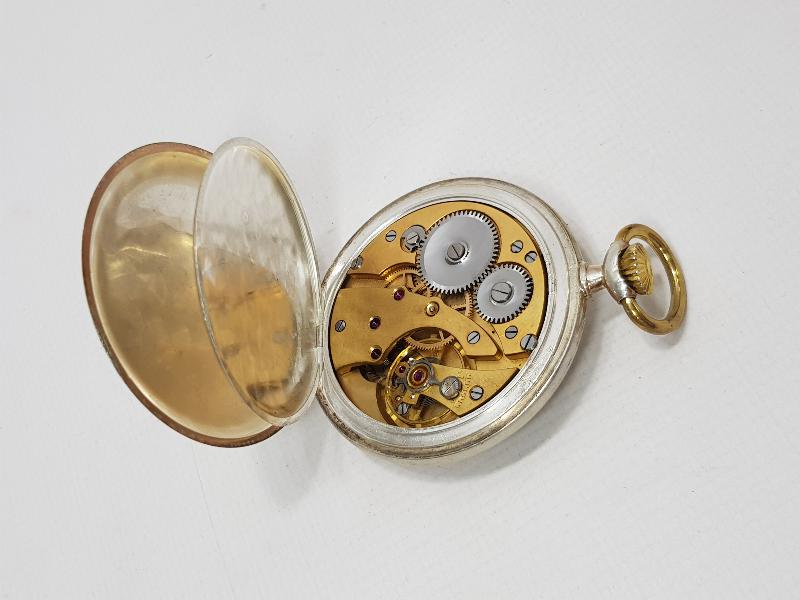 1900'LERDEN SIRIUS MARKA ÇİL KONDÜSYONDA GÜMÜŞ CEP SAATİ 