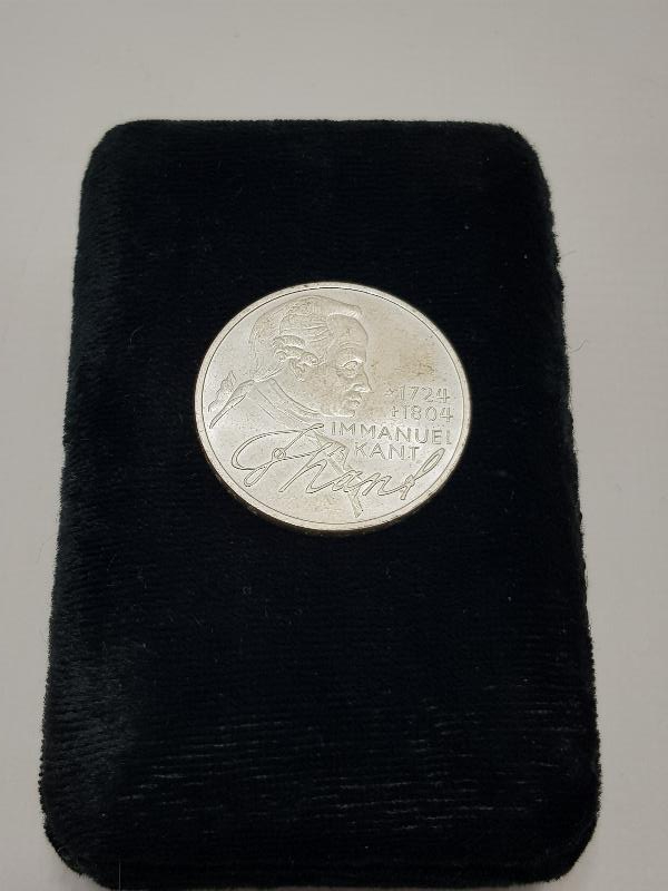 1974 ALMANYA GÜMÜŞ 5 MARK HATIRA PARA