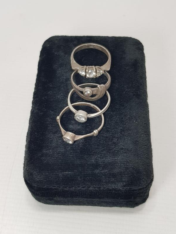 4 ADET GÜMÜŞ YÜZÜK 