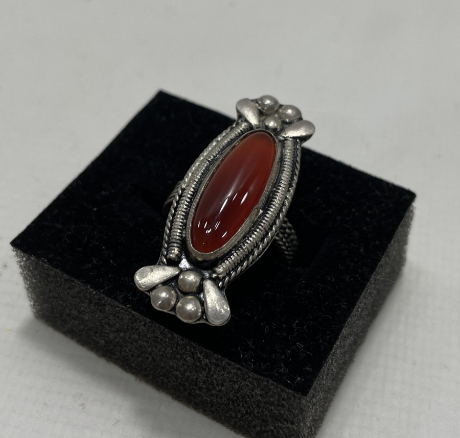 AKİK TAŞLI ÖZEL YAPIM ANTKA YÜZÜK