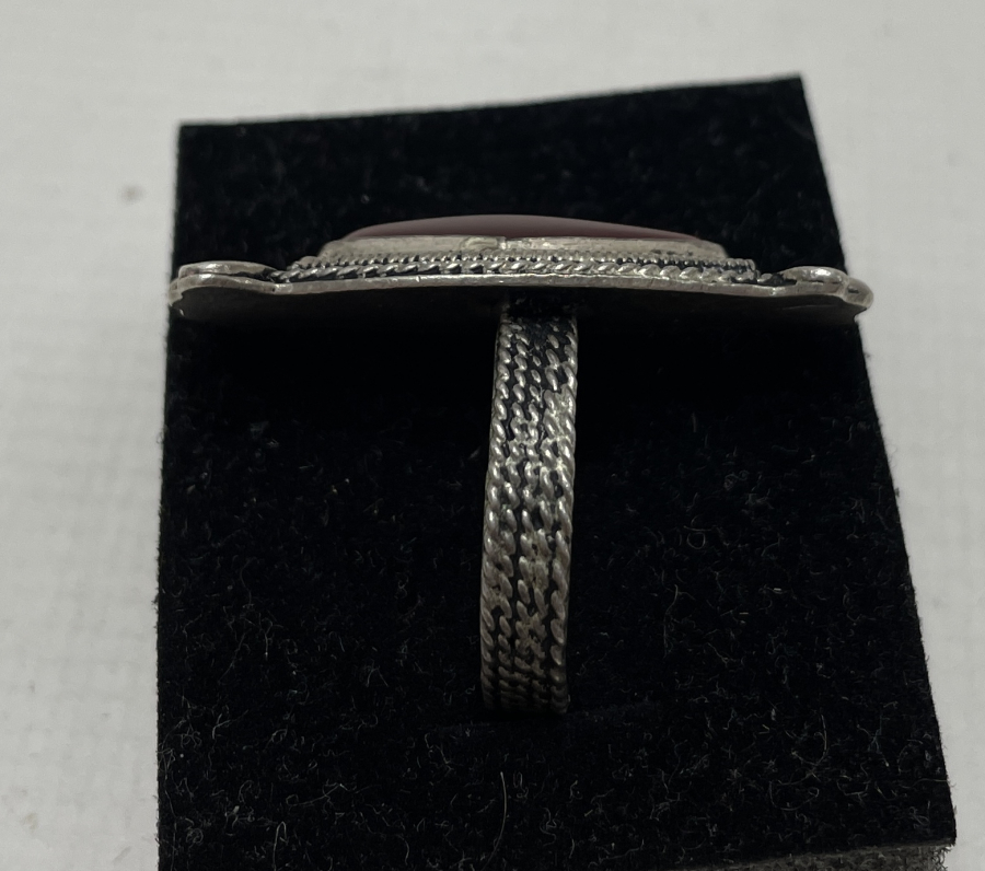 AKİK TAŞLI ÖZEL YAPIM ANTKA YÜZÜK