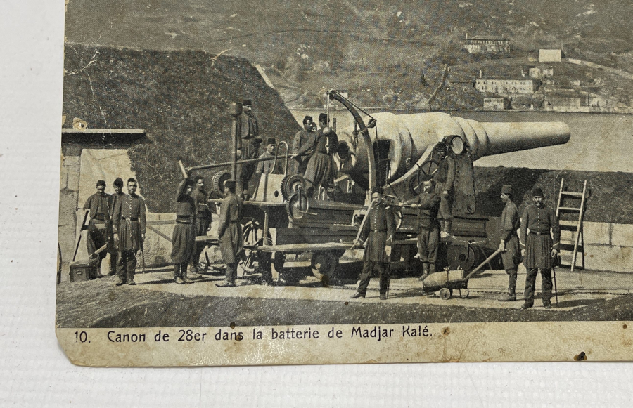 ARKASI OSMANLICA YAZILI ÇANAKKALE CEPHESİ NADİR KARTPOSTAL