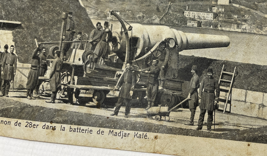 ARKASI OSMANLICA YAZILI ÇANAKKALE CEPHESİ NADİR KARTPOSTAL