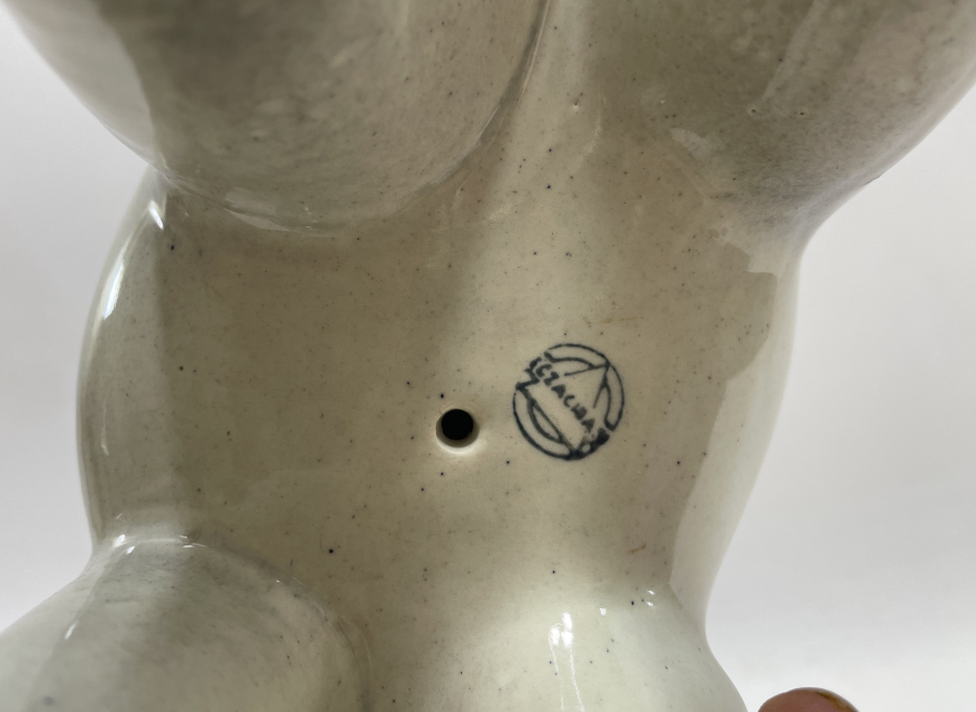 BÜYÜK BOY ANTİKA SERAMİK FİL FİGÜRÜ