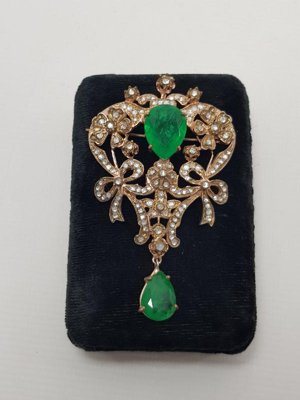 BÜYÜK BOY ELMAS BROŞ 