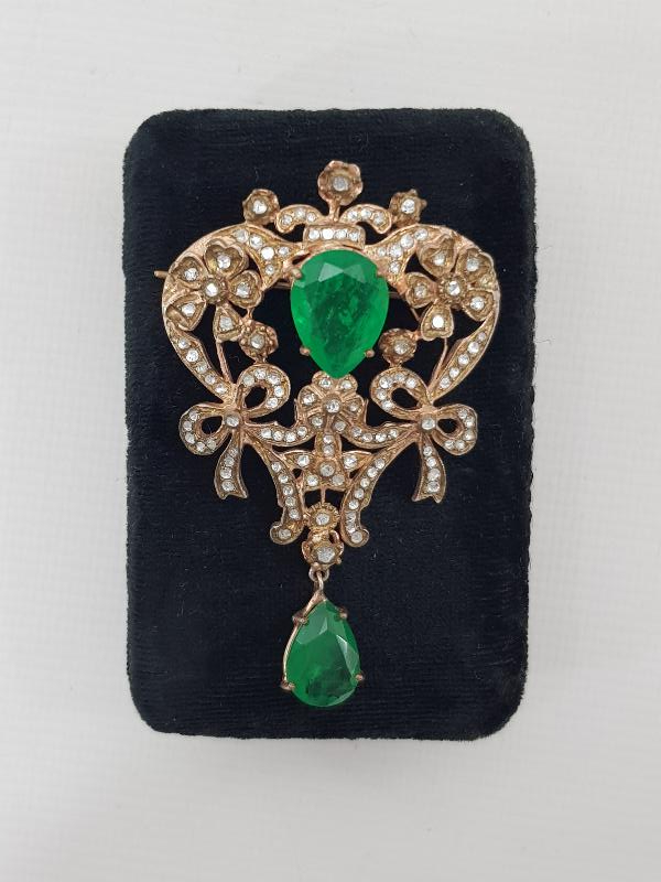 BÜYÜK BOY ELMAS BROŞ 