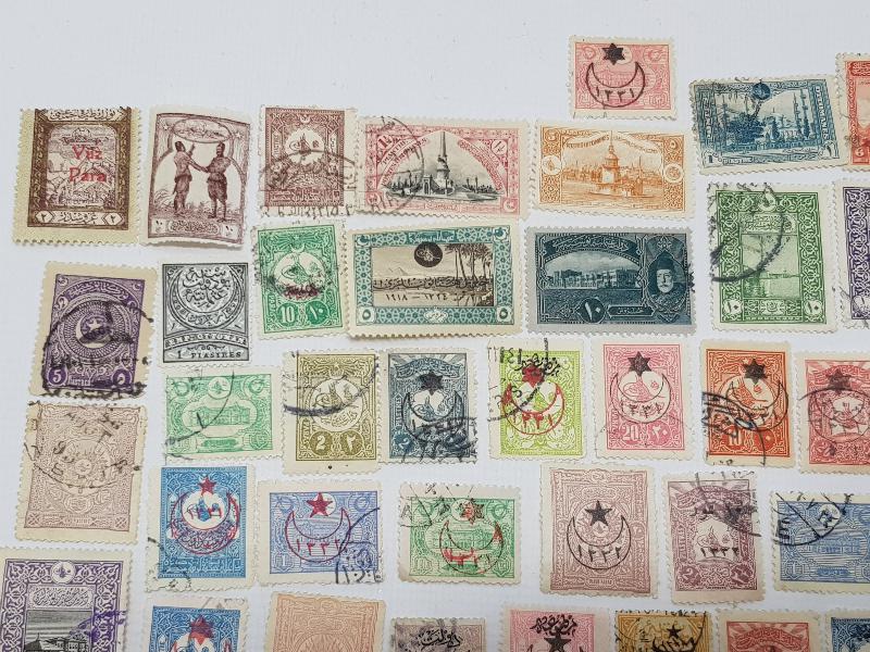 OSMANLI DÖNEMİ 50 ADET PUL 