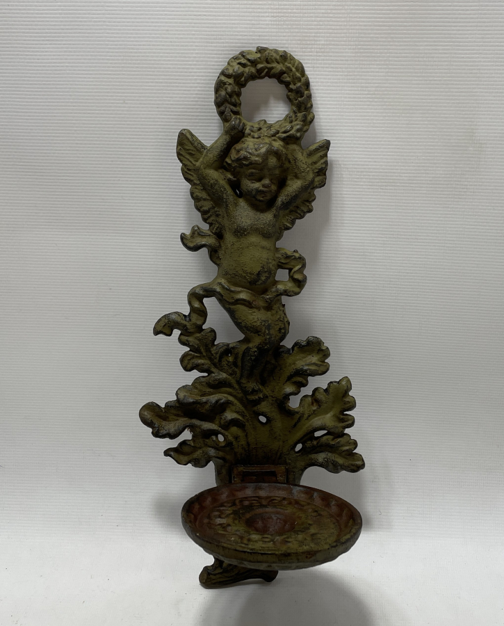 OSMANLI DÖNEMİ NADİR FORMDA RUM İŞİ MELEKLİ MUMLUK