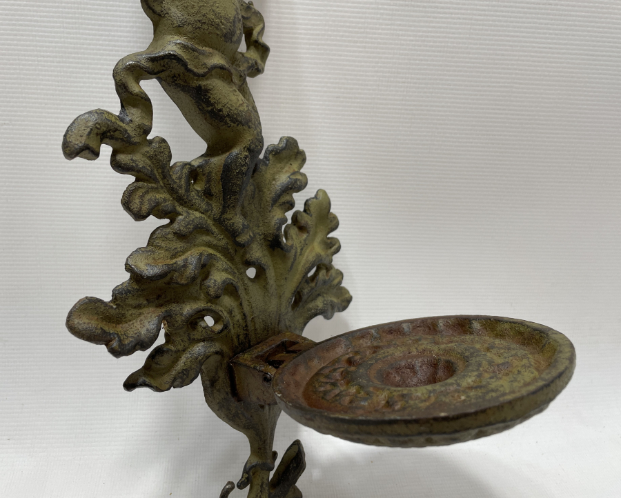 OSMANLI DÖNEMİ NADİR FORMDA RUM İŞİ MELEKLİ MUMLUK