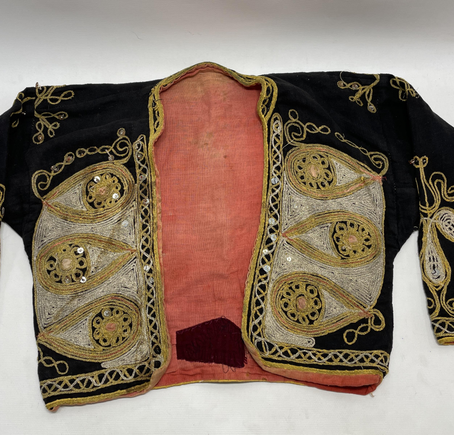 OSMANLI DÖNEMİ SIRMA İŞÇİLİKLİ GELİN CEPKENİ