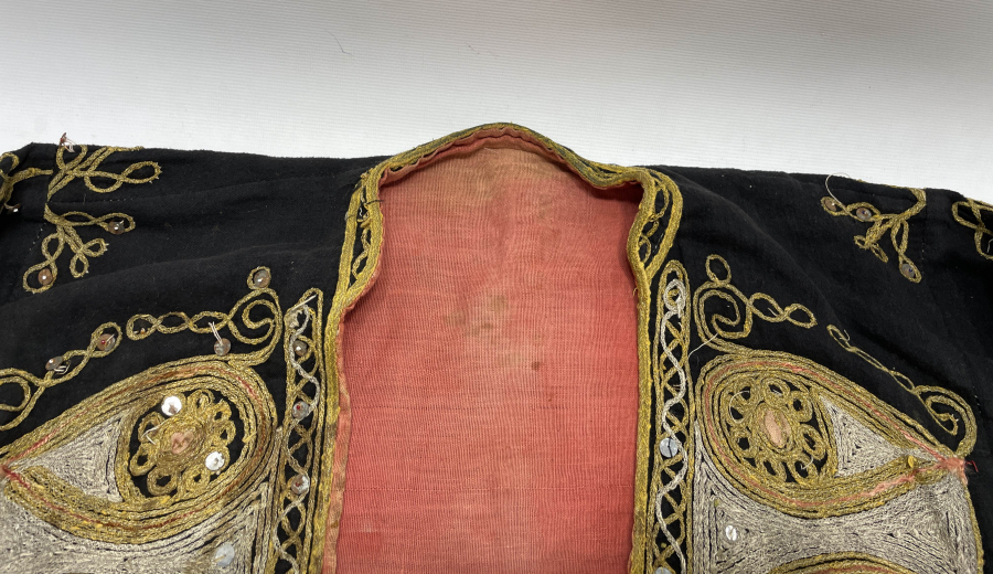 OSMANLI DÖNEMİ SIRMA İŞÇİLİKLİ GELİN CEPKENİ