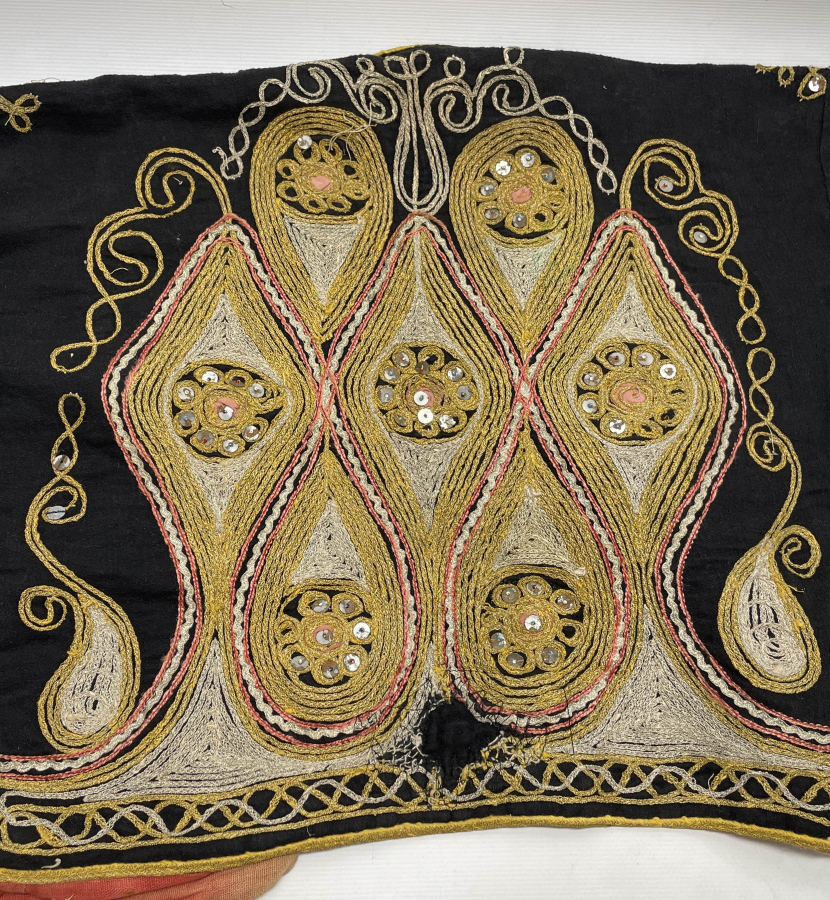 OSMANLI DÖNEMİ SIRMA İŞÇİLİKLİ GELİN CEPKENİ