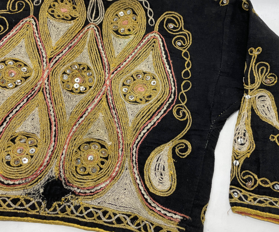 OSMANLI DÖNEMİ SIRMA İŞÇİLİKLİ GELİN CEPKENİ