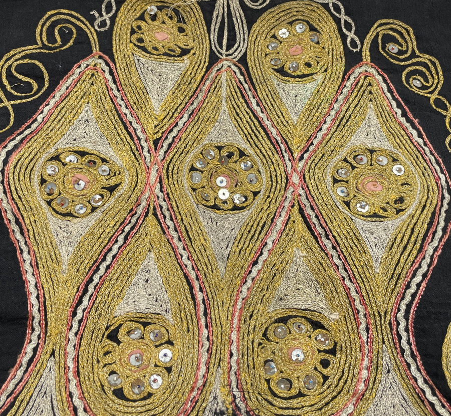 OSMANLI DÖNEMİ SIRMA İŞÇİLİKLİ GELİN CEPKENİ