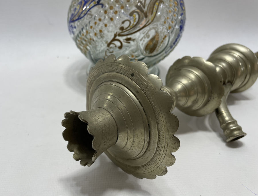 OSMANLI DÖNEMİ ÜZERİ MİNE İŞÇİLİKLİ NARGİLE