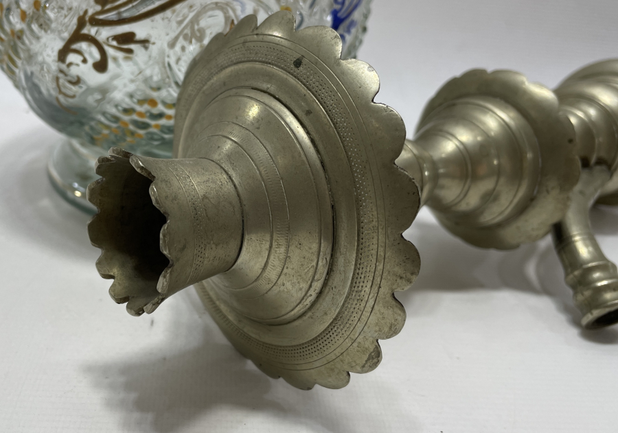 OSMANLI DÖNEMİ ÜZERİ MİNE İŞÇİLİKLİ NARGİLE