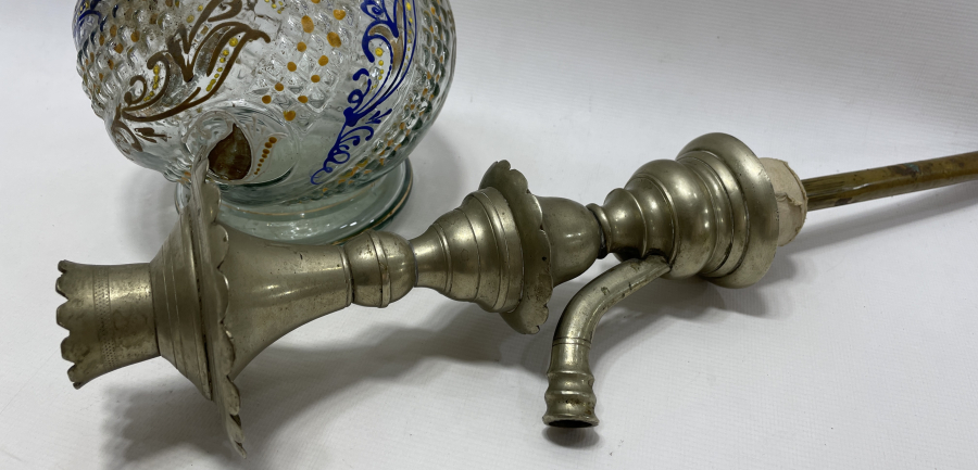 OSMANLI DÖNEMİ ÜZERİ MİNE İŞÇİLİKLİ NARGİLE