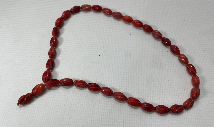 BURGULU MERCAN TAŞINDAN MAMUL TESBİH