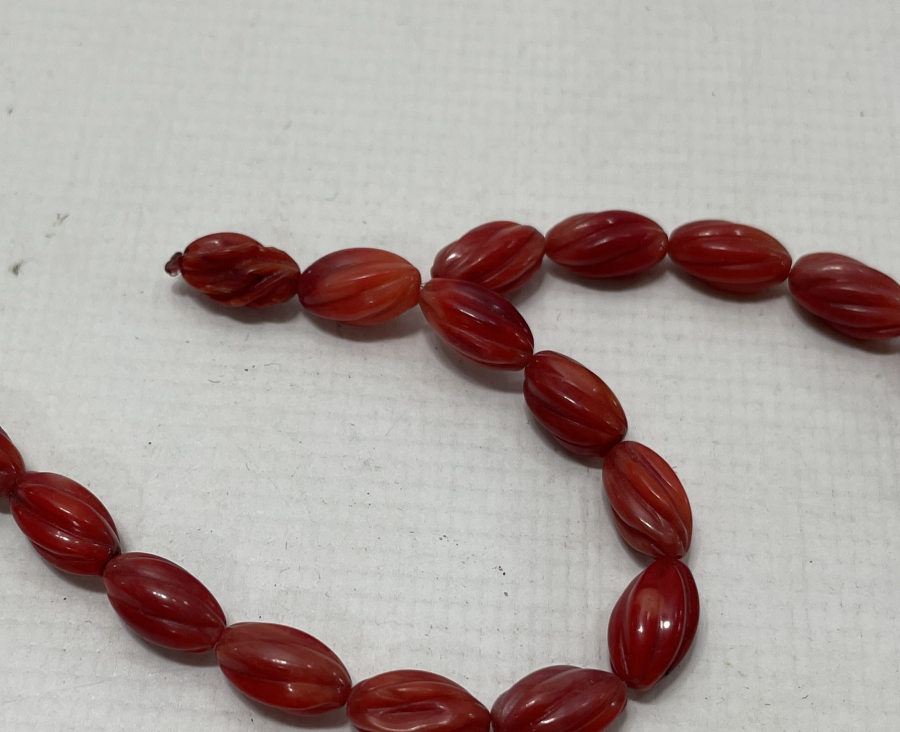 BURGULU MERCAN TAŞINDAN MAMUL TESBİH