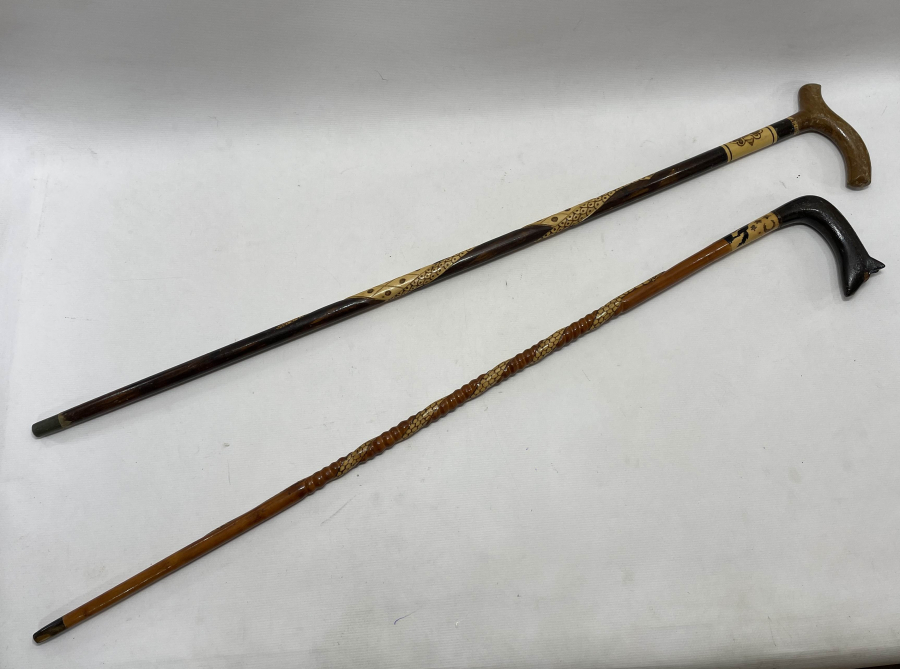 TAMAMI EL İŞİ DEVREK YAPIMI USTA İŞİ BASTONLAR