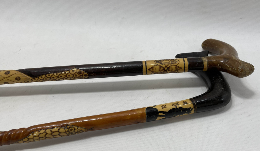 TAMAMI EL İŞİ DEVREK YAPIMI USTA İŞİ BASTONLAR