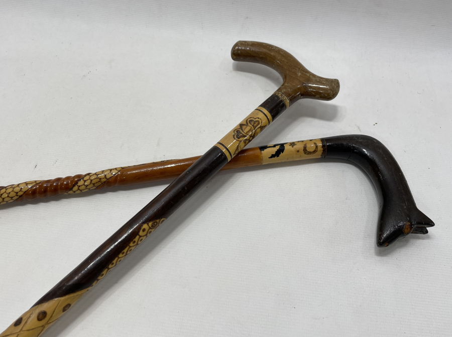 TAMAMI EL İŞİ DEVREK YAPIMI USTA İŞİ BASTONLAR