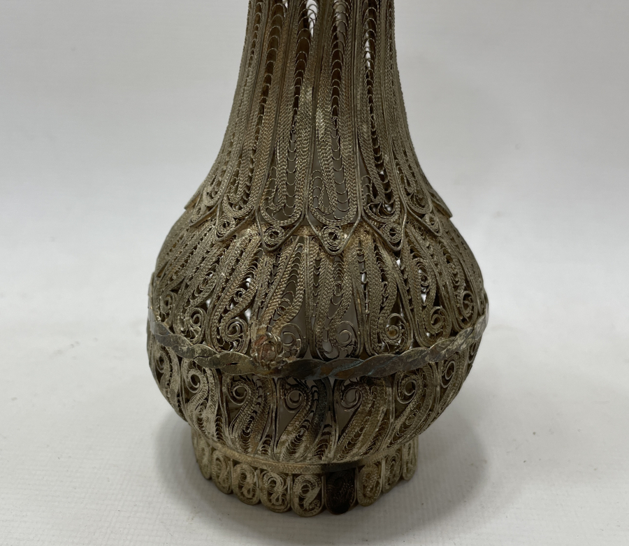 TAMAMI EL YAPIMI TELKARİ İŞÇİLİKLİ SÜRAHİ