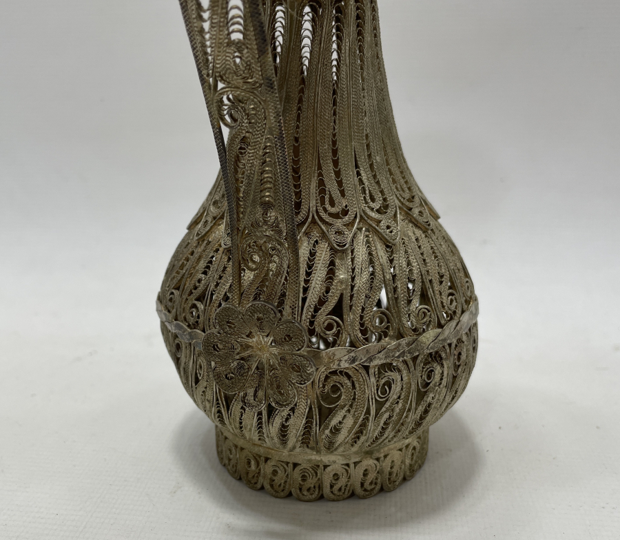 TAMAMI EL YAPIMI TELKARİ İŞÇİLİKLİ SÜRAHİ